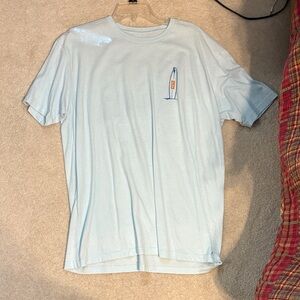 Yeti Light Blue Surfboard Graphic T-Shirt